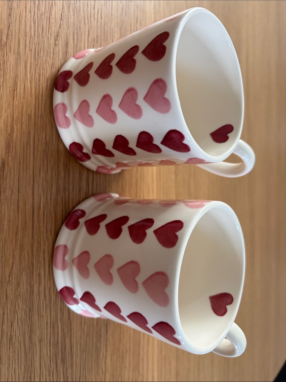 Emma Bridgewater Heart Mugs- Set of 2 - Picture 2 of 4